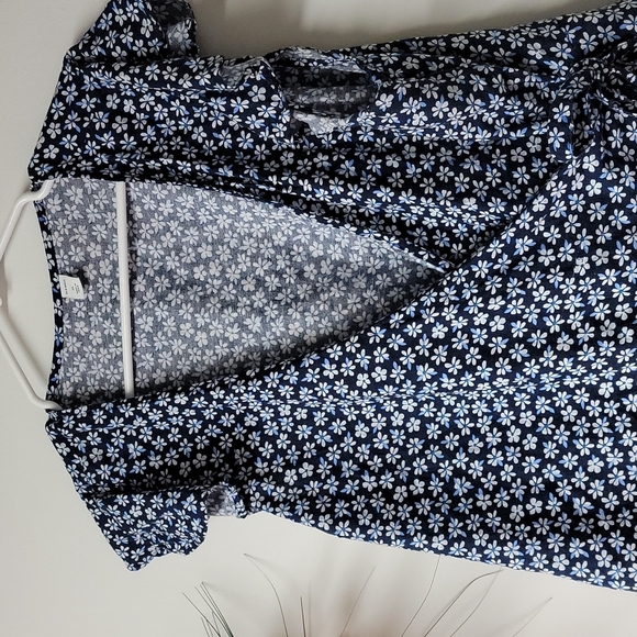 Floral wrap tie blouse - Picture 5 of 5